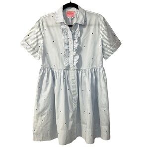 Kate Spade micro hearts poplin shirt dress